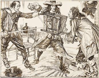 EDMUND J. SULLIVAN (1869 - 1933) "Tis madness," he cried.                                                                                        